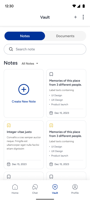 Vault Notes